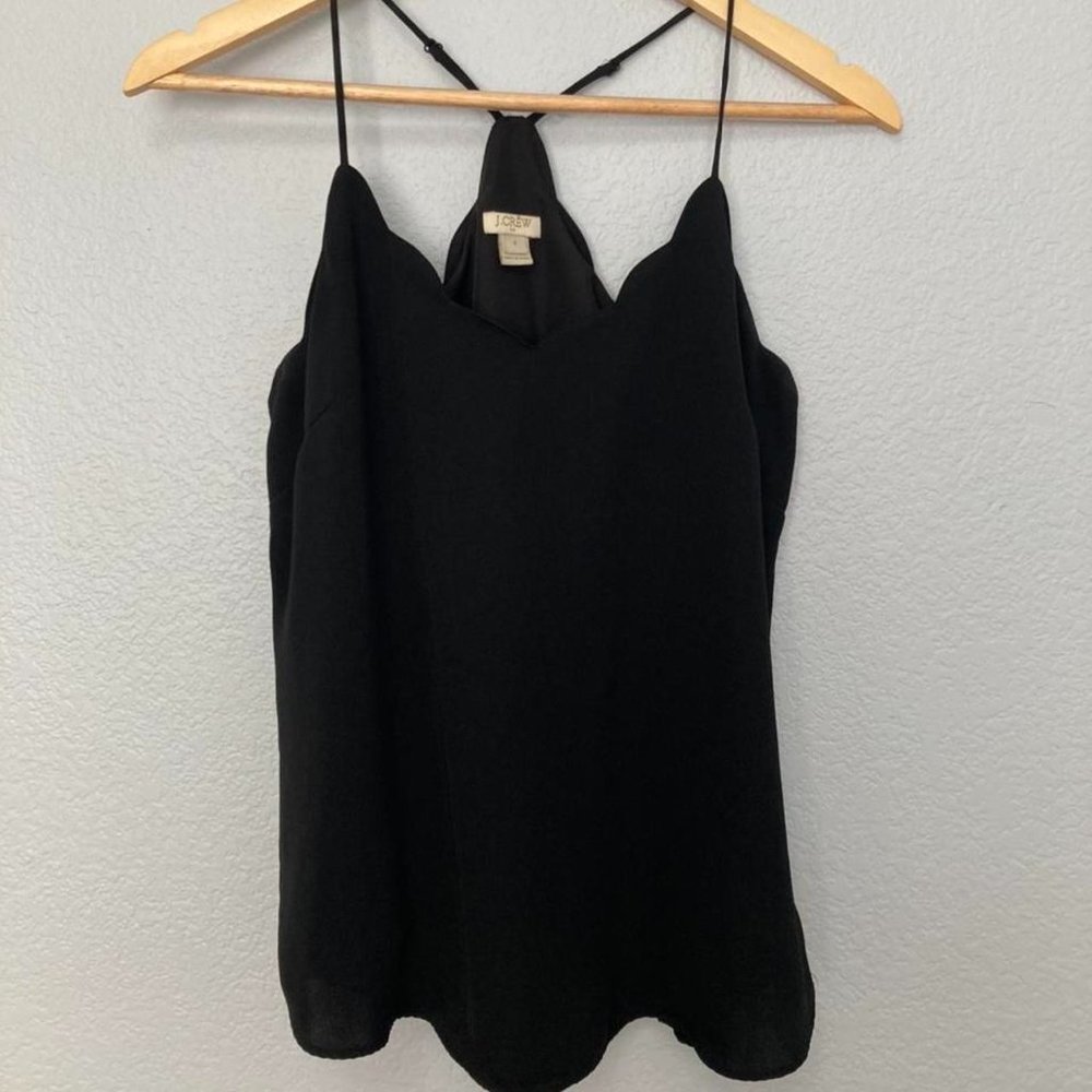 J. Crew Scallop Tank Top